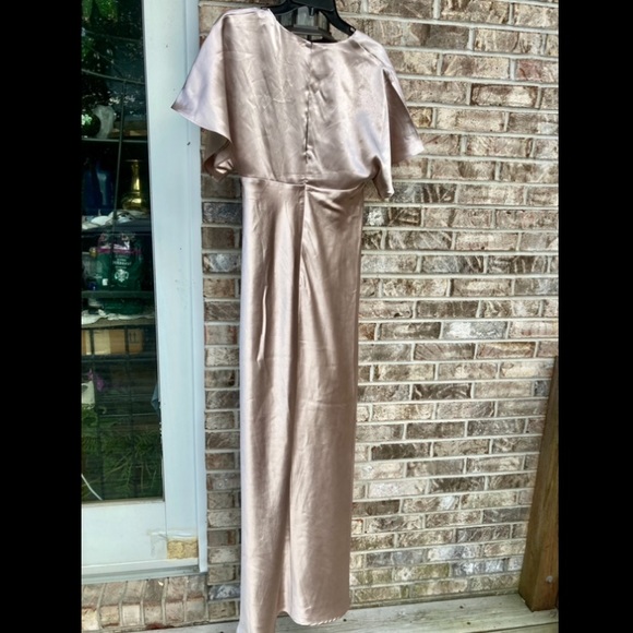 Birdy Grey Shimmer Rose Gold Maxi Dress - Picture 8 of 13